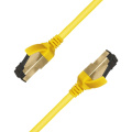 Slim F/FTP Cat.8 Patch Cable Solid Copper Shielded Network Patch Cord RJ45 Long Molded Boot